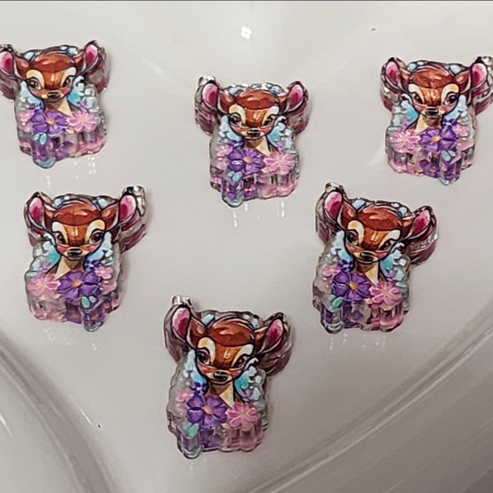 Deer Beads 2 Pcs Focal Bead Beaded Pen Charm Jewelry Making Crafts Bam